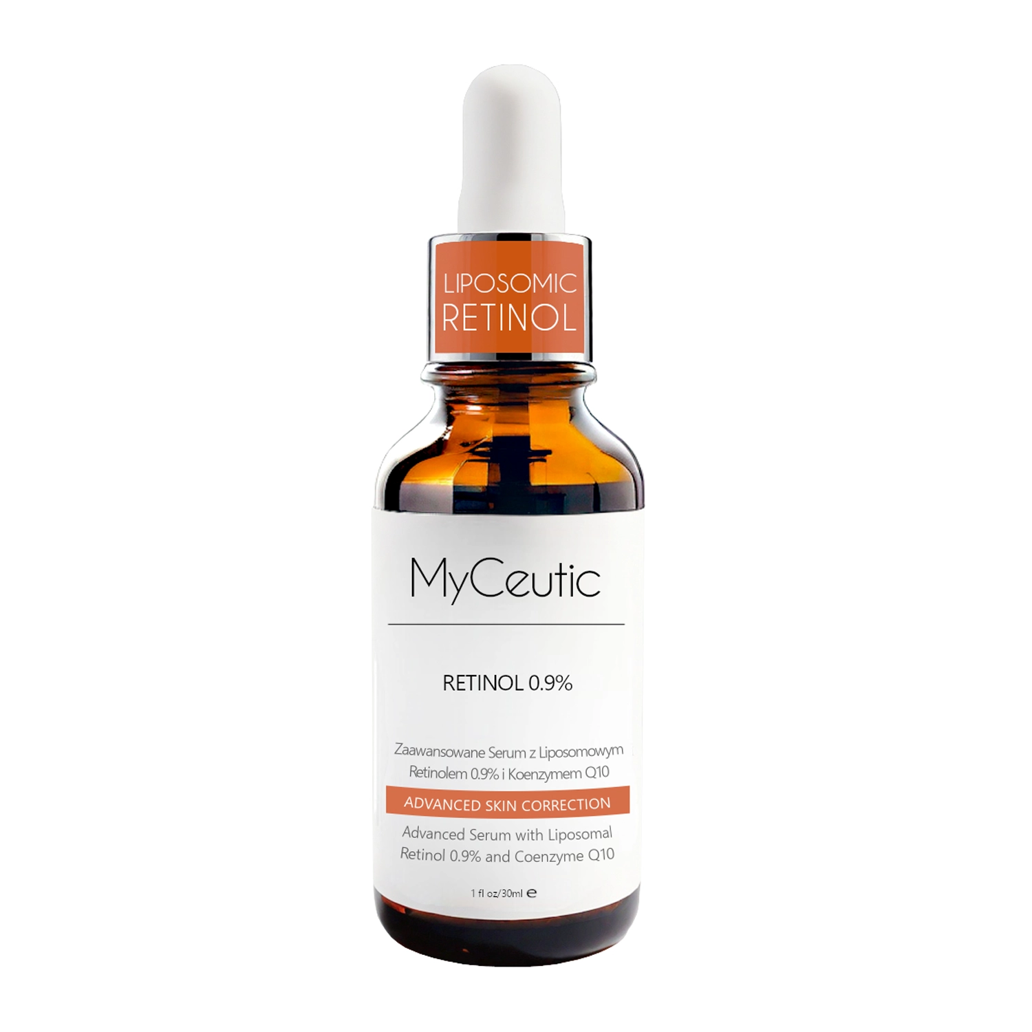 MyCeutic - Retinol 0,9 % - Sérum s lipozomem Retinol 0,9 % a koenzymem Q10 - 30 ml