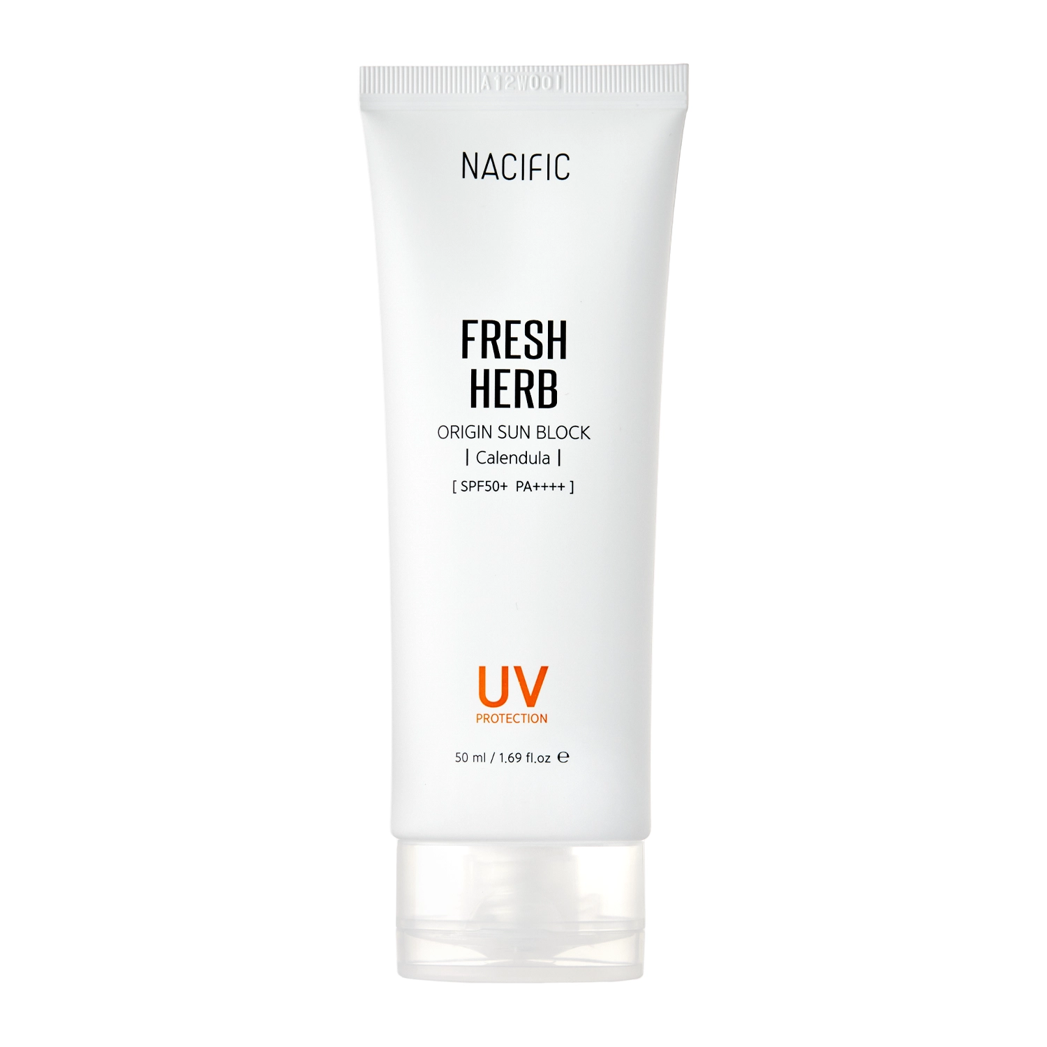 Nacific - Fresh Herb Origin Sun Block SPF50+/PA++++ - Zklidňující SPF krém - 50 ml 