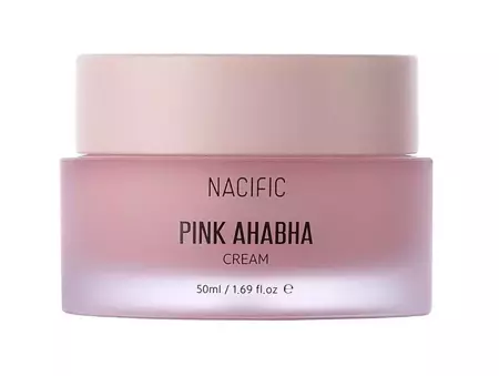 Nacific - Pink AHA-BHA - Hydratační a rozjasňující krém na obličej s kyselinami - 50 ml