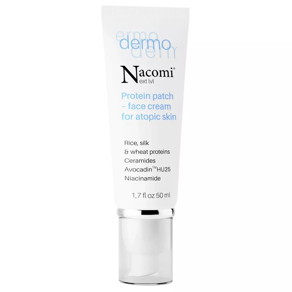 Nacomi - Dermo - Protein Patch - Face Cream for Atopic Skin - Proteinová náplast - Krém pro atopickou pokožku - 50 ml