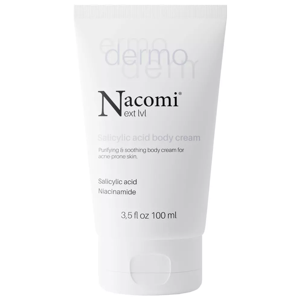 Nacomi - Dermo - Salicylic Acid Body Cream - Čisticí a zklidňující tělový krém s kyselinou salicylovou a niacinamidem - 100 ml