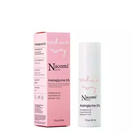 Nacomi - Next Level - Azeloglycin 5 % + B6 - Zklidňující sérum pro kuperózní pleť a pokožku s rosaceou - 30 ml
