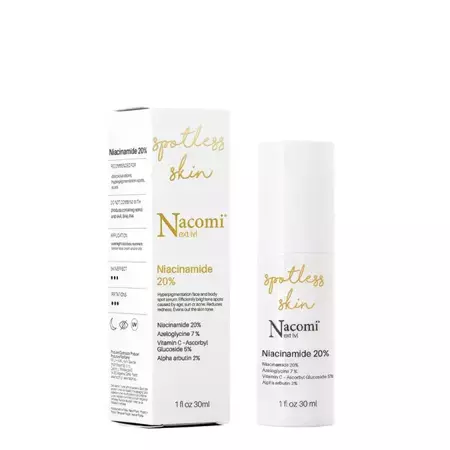 Nacomi - Next Level - Niacinamide 20 % - Sérum s 20% niacinamidem k lokálnímu zesvětlení pigmentových skvrn - 30 ml