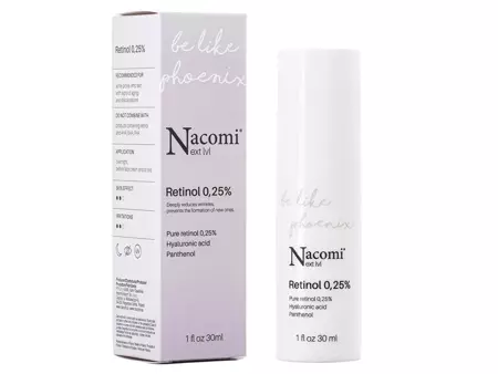 Nacomi - Next Level - Retinol 0,25 % - Sérum s 0,25% retinolem