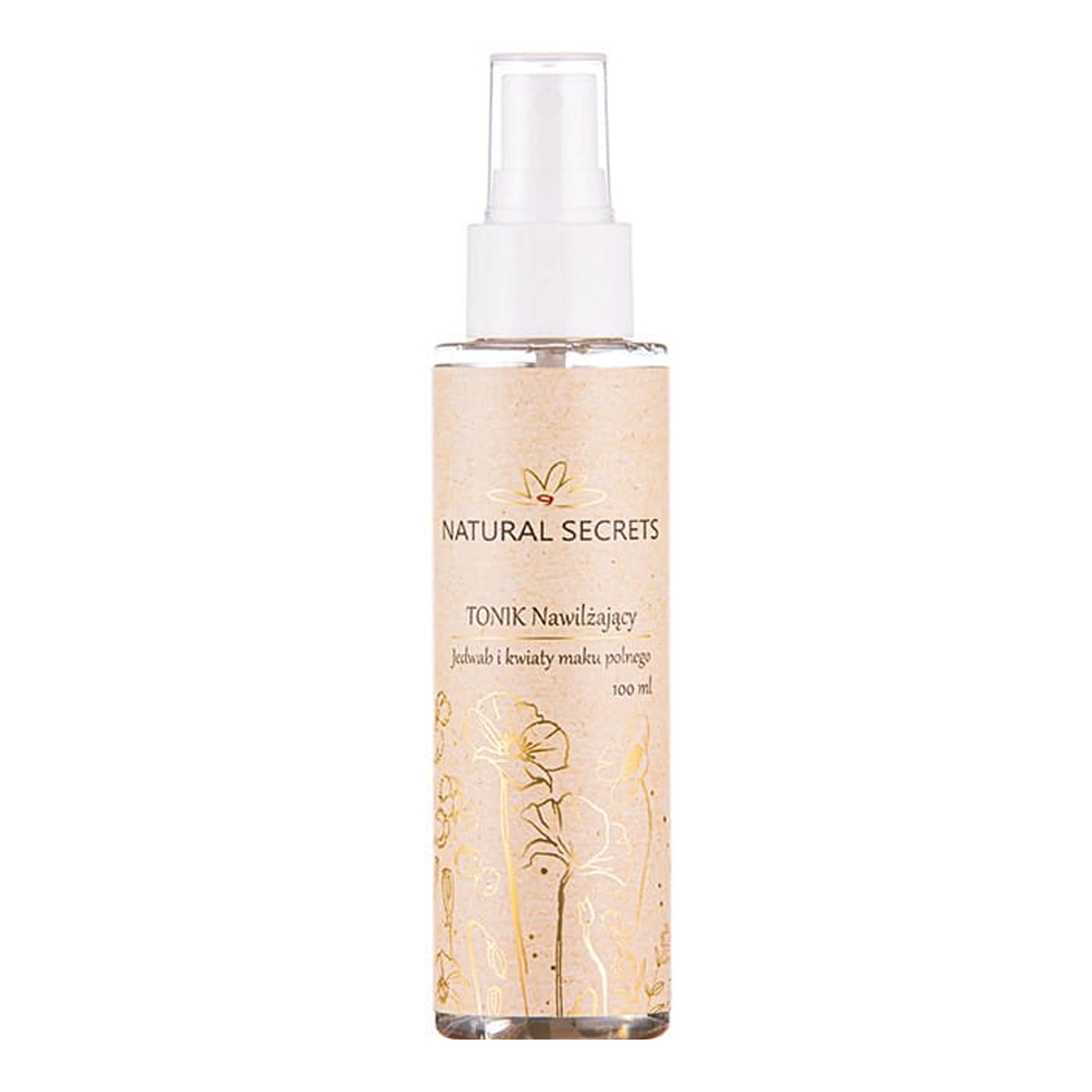 Natural Secrets - Hydratační tonikum - Hedvábí a makové květy - 100 ml