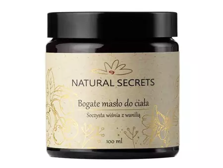 Natural Secrets - Tělové máslo - Šťavnatá třešeň s vanilkou - 100 ml