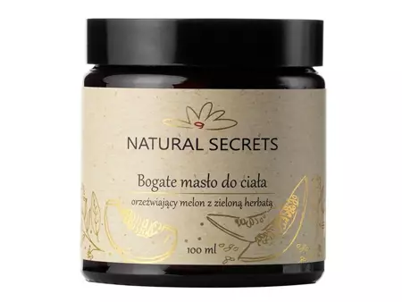 Natural Secrets - Tělové máslo - Svěží meloun se zeleným čajem - 100 ml