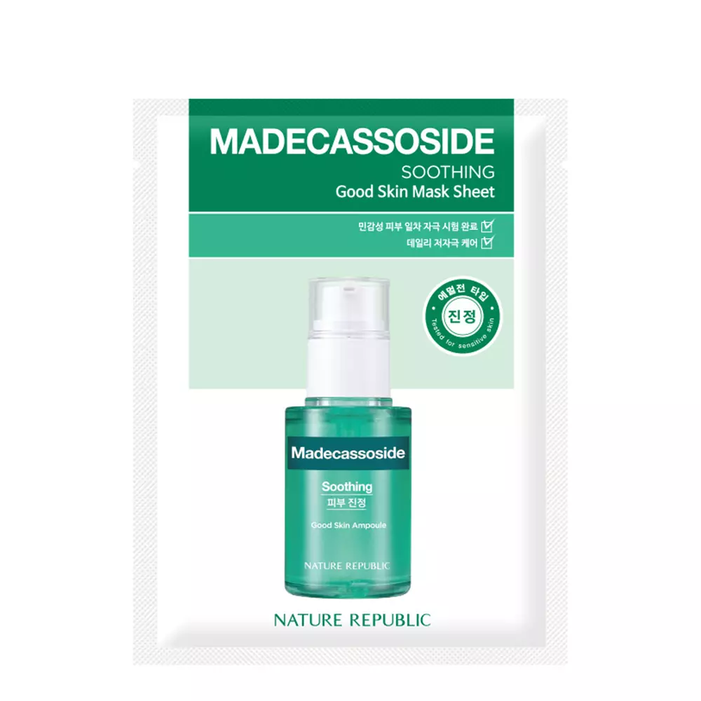 Nature Republic - Good Skin Madecassoside Mask Sheet - Zklidňující maska s madecassoside - 24 g