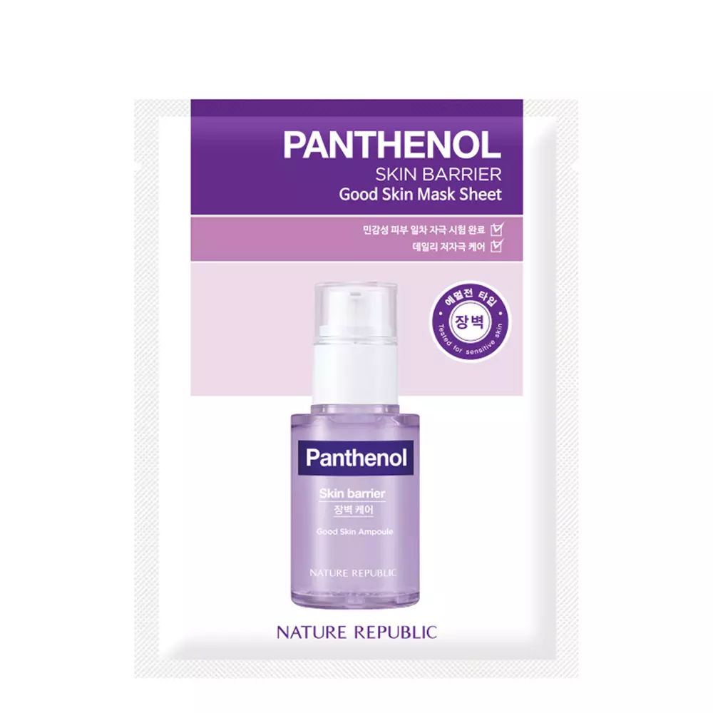 Nature Republic - Good Skin Panthenol Mask Sheet - Regenerační plátýnková maska s panthenolem - 24 g