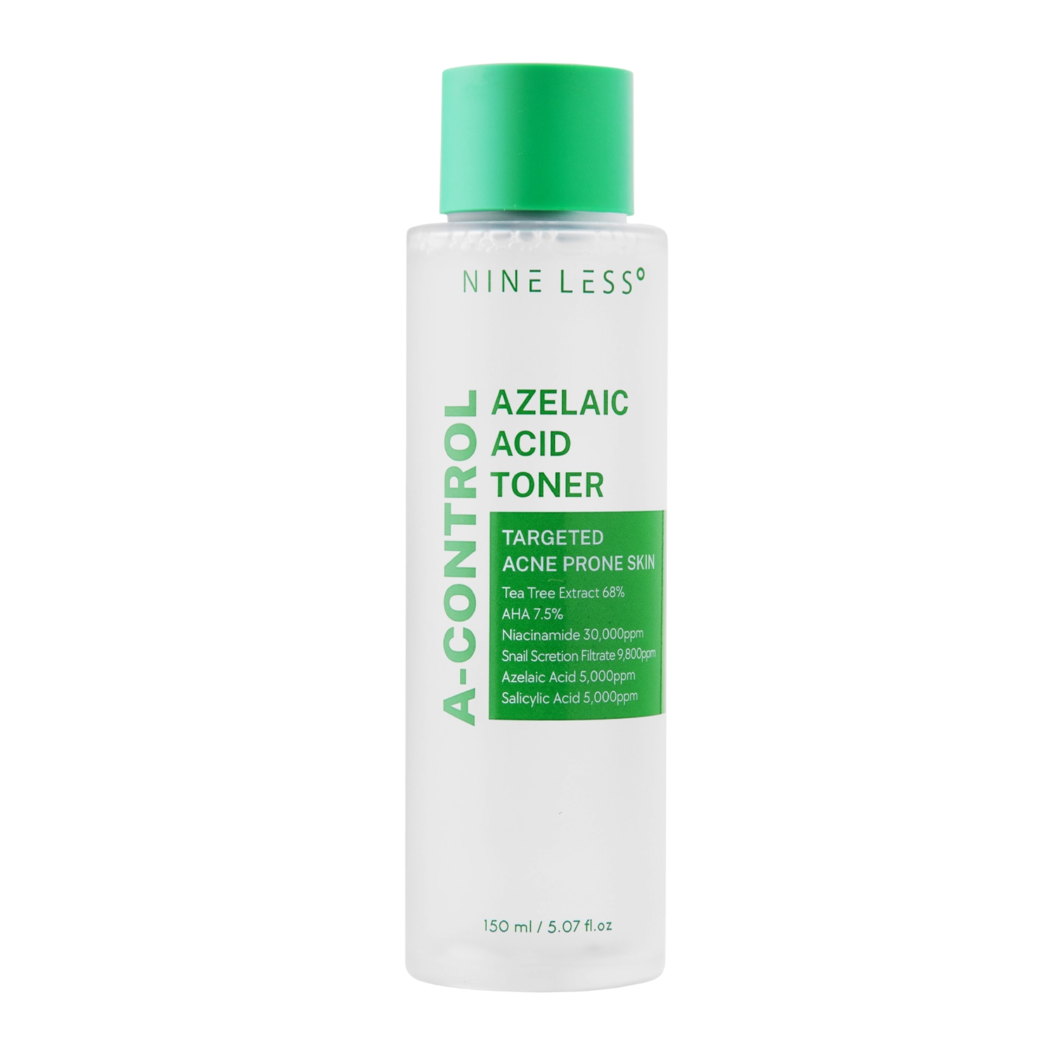 Nine Less -A-Control Azelaic Acid Toner - Tonikum s kyselinou azelaovou - 150 ml