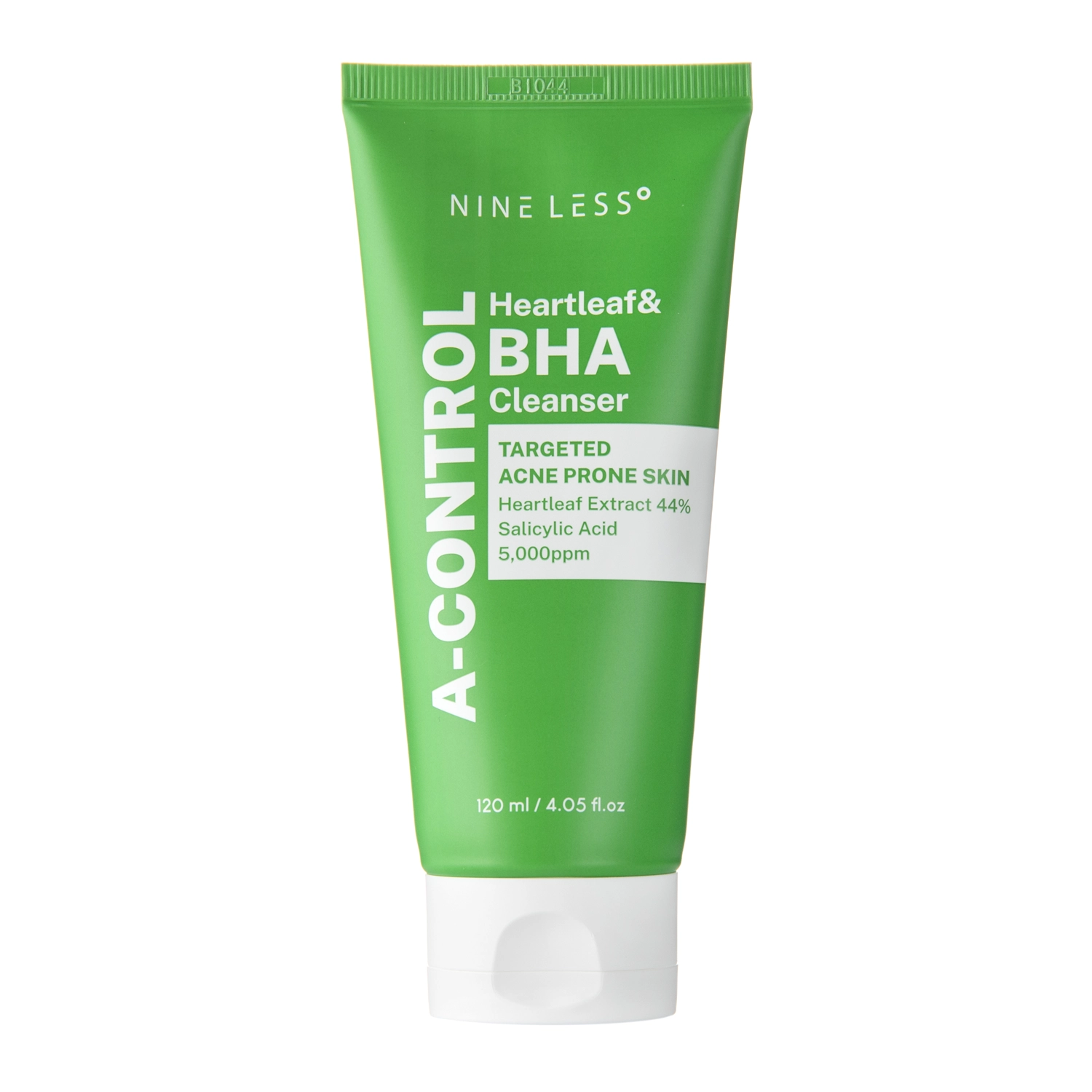 Nine Less - A-Control Heartleaf & BHA Cleanser - Exfoliační mycí gel na obličej - 120 ml