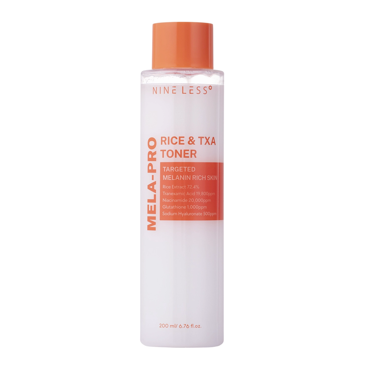 Nine Less - MELA-PRO Rice & TXA Toner - Tonikum s kyselinou tranexamovou - 200 ml