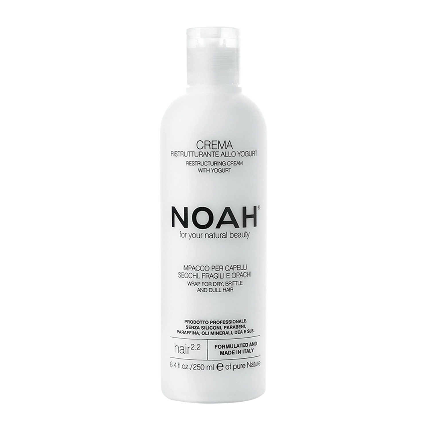 Noah - Restructuring Cream with Yogurt - Obnovující krém pro suché a poškozené vlasy - 250 ml