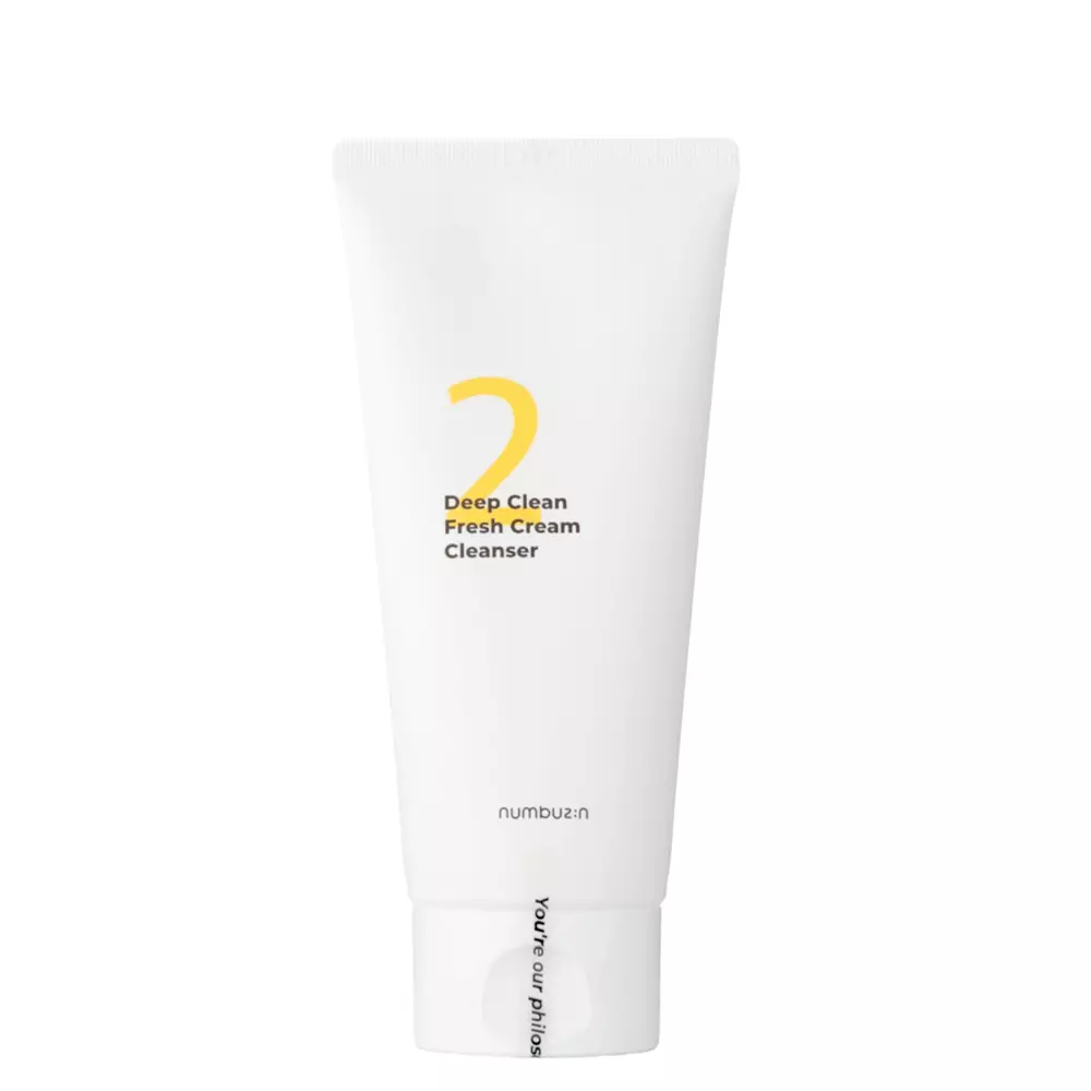 Numbuzin - No.2 -  Deep Clean Fresh Cream Cleanser - Hydratační emulze na mytí obličeje - 120 ml