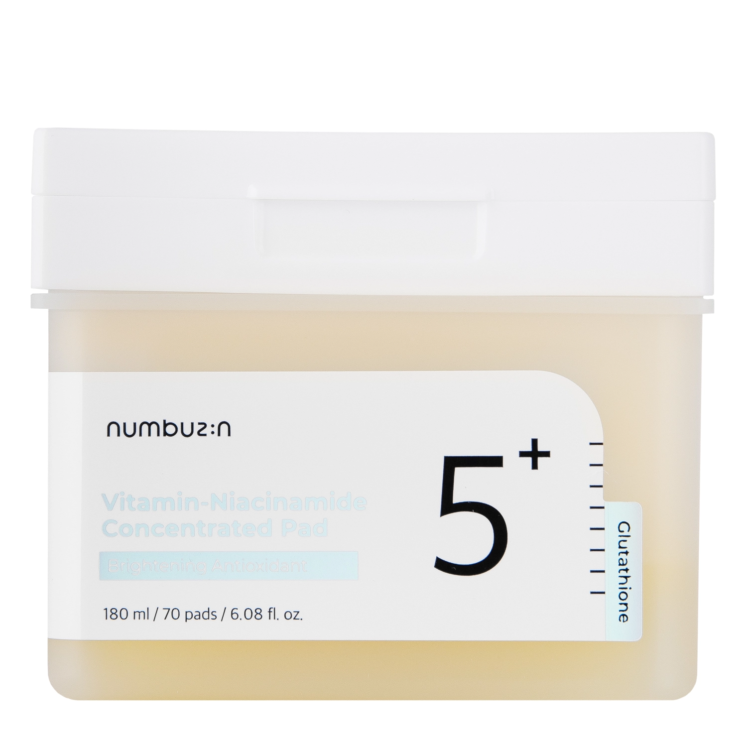 Numbuzin - No.5 Vitamin - Niacinamide Concentrated Pads - Niacinamidové polštářky na obličej - 180ml/70ks.