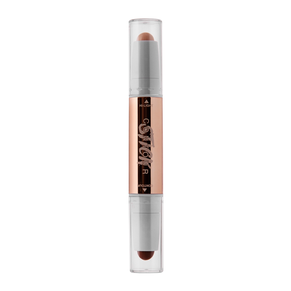 O.TWO.O - Glow Lift Light Shadow Contour Stick - Krémové konturovací duo - 02 Natural+Warm Brown - 3,2 g