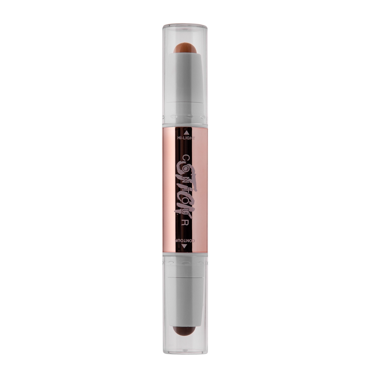 O.TWO.O - Glow Lift Light Shadow Contour Stick - Krémové konturovací duo v tyčince - 04 Beige+Cool Brown - 3,2 g