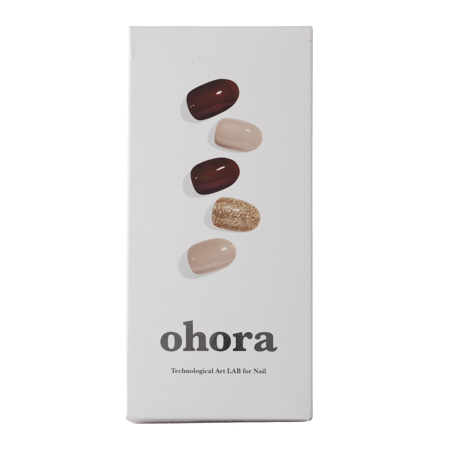 Ohora - Semicured Gel Nail - Gelové nálepky na nehty - Rosewood - 30ks