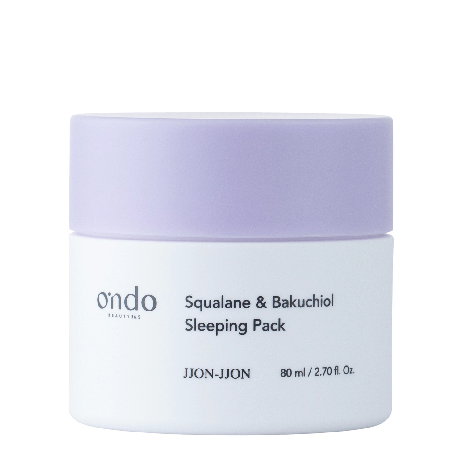 Ondo Beauty 36.5 - Squalane Bakuchiol Sleeping Pack Jjon Jjon - Hydratační noční pleťová maska - 80 ml