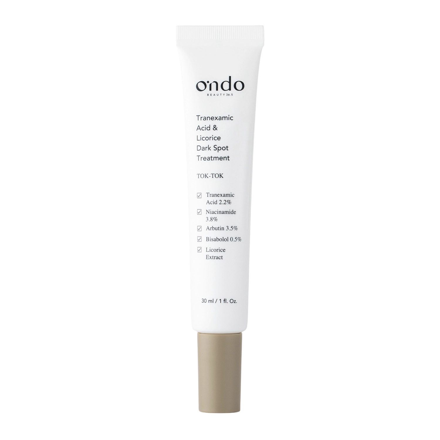 Ondo Beauty 36.5 - Tranexamic Acid & Licorice Dark Spot Treatment - Kúra na pigmentové skvrny - 30 ml