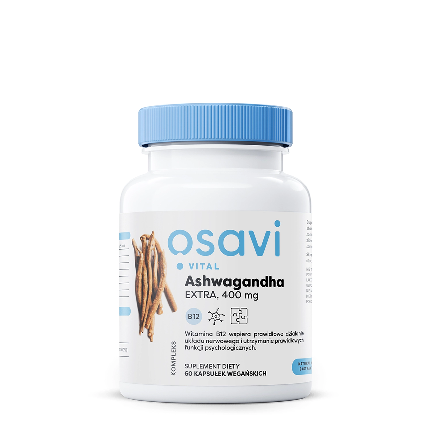 Osavi - Ashwagandha Extra (Vital) 400mg - 60 kapslí 