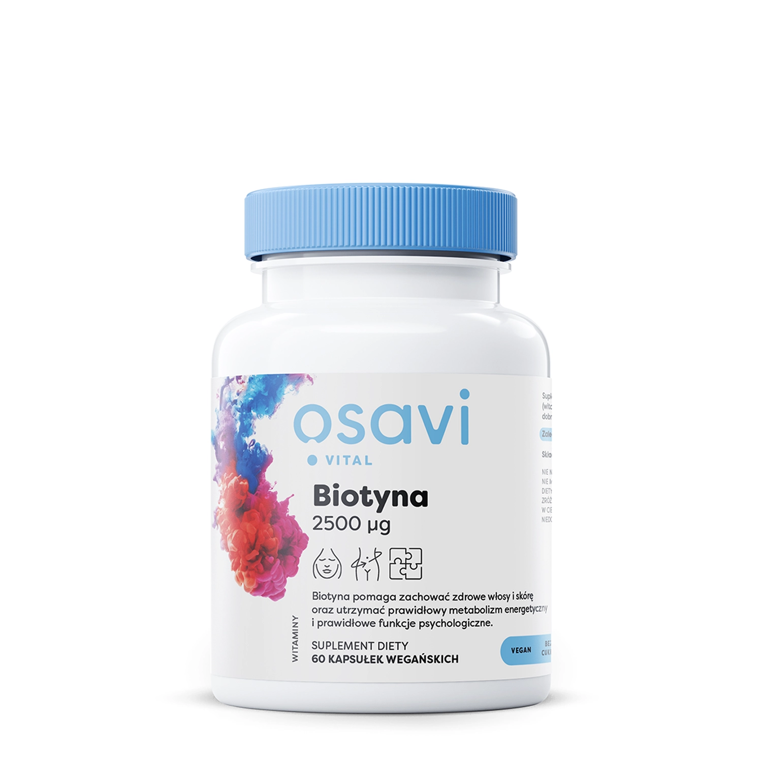 Osavi - Biotin 2500mcg - 60 kapslí 