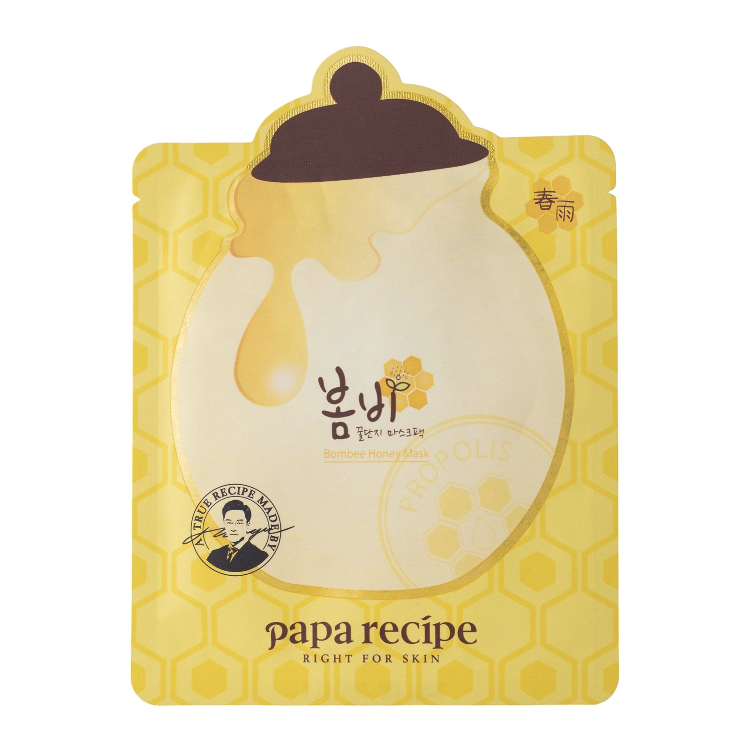 Papa Recipe - Bombee Honey Mask - Vyživující medová plátýnková maska - 1ks/25g