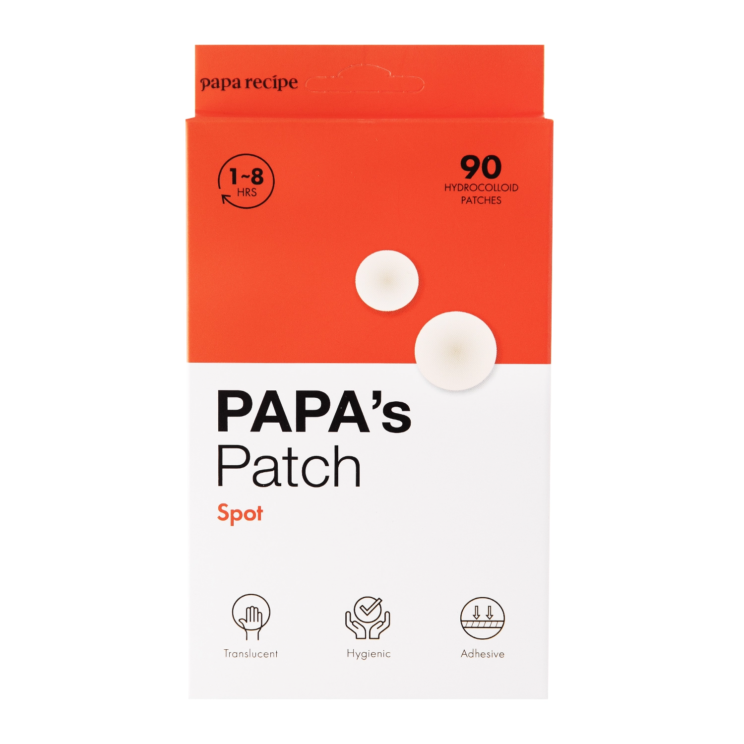 Papa Recipe - Papa's Patch Spot - Hojivé náplasti na nedokonalosti - 90ks.