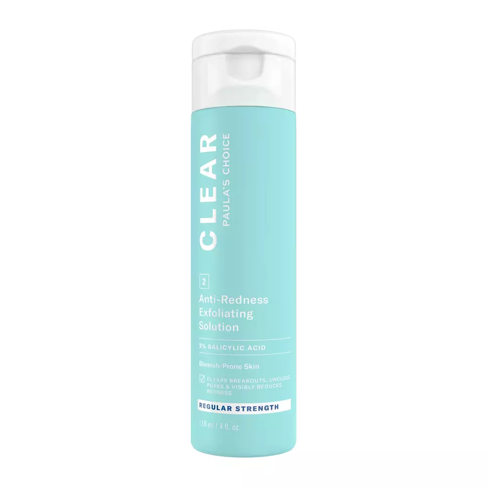 Paula's Choice - Clear - Regular Strength Anti-Redness Exfoliating Solution 2% BHA - Exfoliant s 2% kyselinou salicylovou - 118 ml