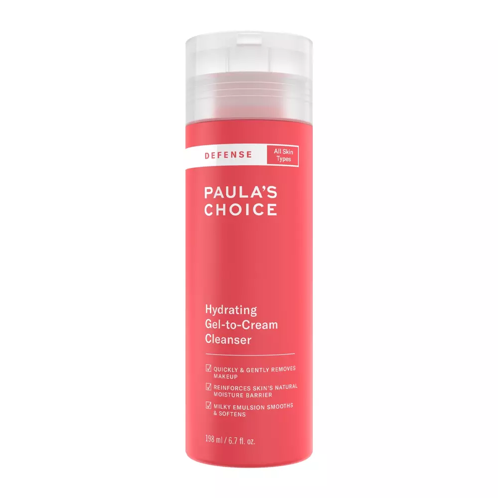 Paula's Choice - Defense - Hydrating Gel-To-Cream Cleanser - Krémový čisticí gel - 198 ml