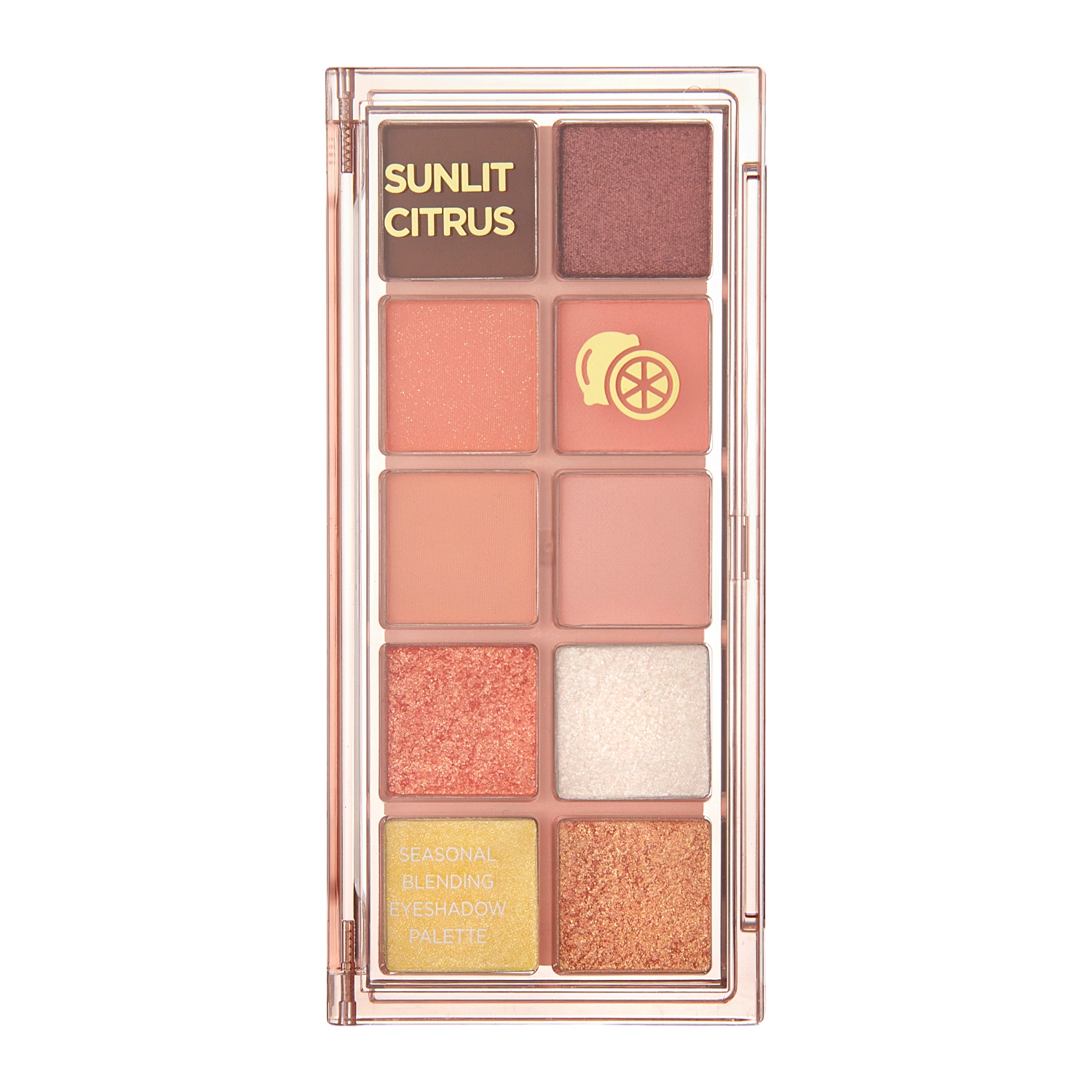 Peach C - Seasonal Blending Eyeshadow Palette - Paleta očních stínů - 04 Sunlit Citrus - 6,4 g