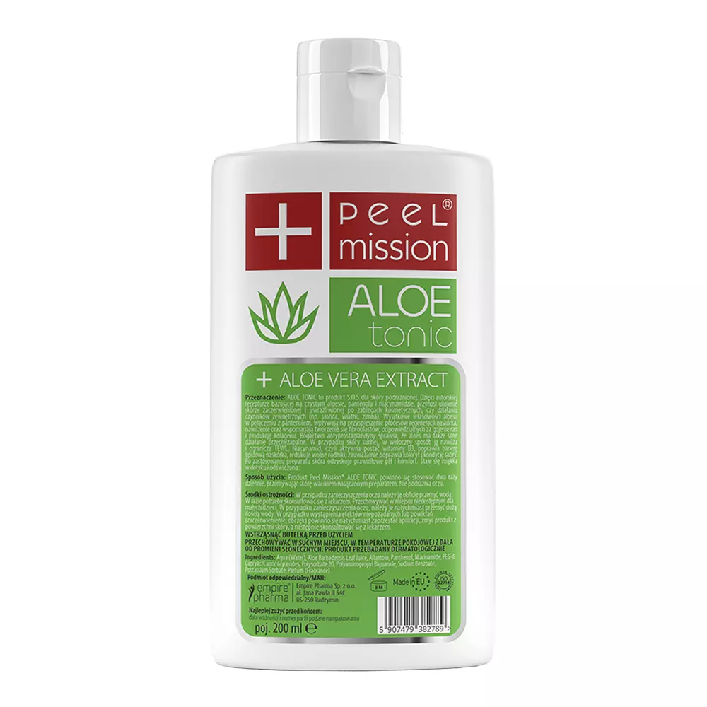 Peel Mission - Aloe Tonic - Tonikum pro podrážděnou pleť - 200 ml