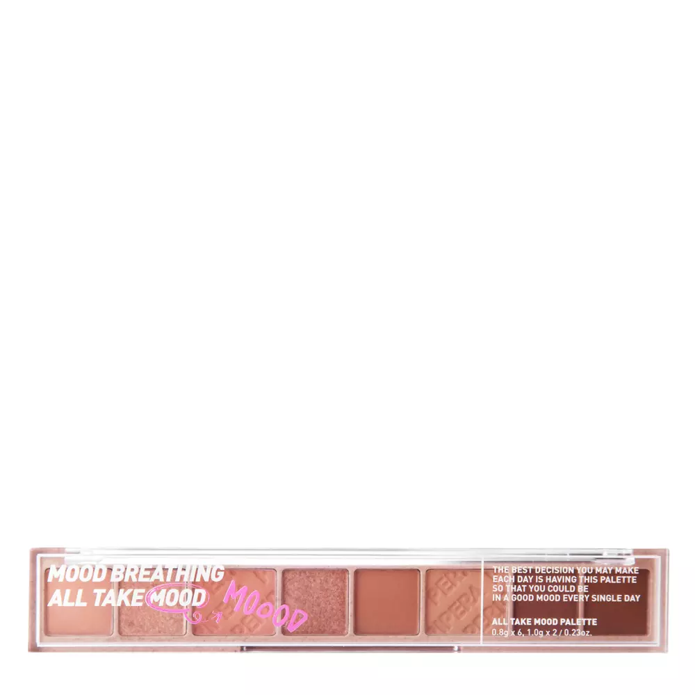 Peripera - All Take Mood Palette - Paletka na oči - 01 Mood Breathing - 6,8 g