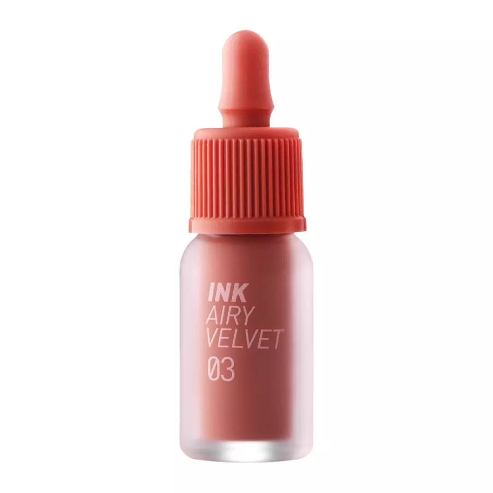 Peripera - Ink Airy Velvet - 003 Cartoon Coral - Matný tint na rty - 4 g