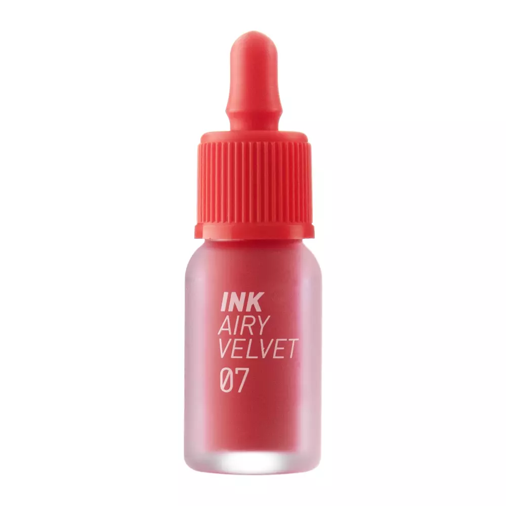 Peripera - Ink Airy Velvet - 007 Heart Grapefruit - Matný tint na rty - 4 g