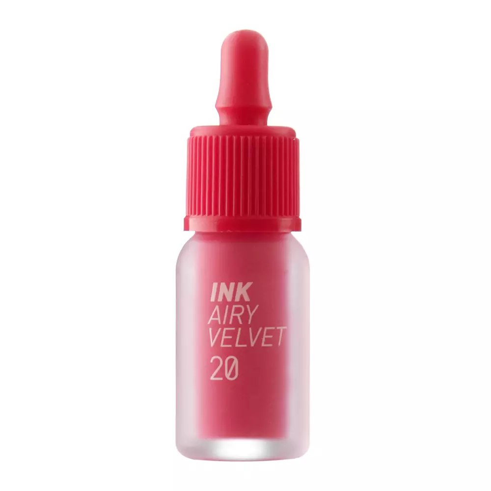 Peripera - Ink Airy Velvet - 020 Beautiful Coral Pink - Matný tint na rty - 4 g