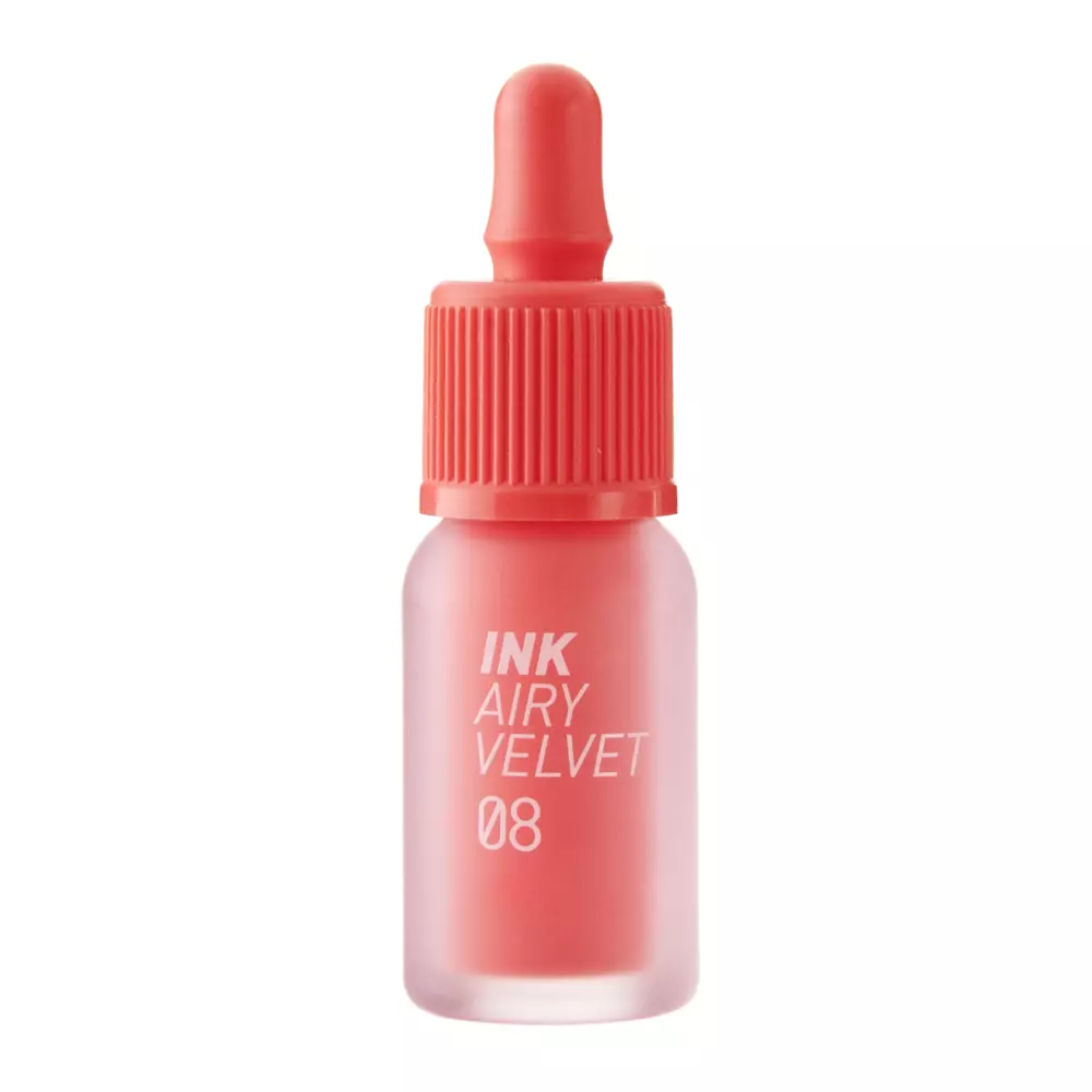 Peripera - Ink Airy Velvet - 08 Pretty Orange Pink - Matný tint na rty - 4 g