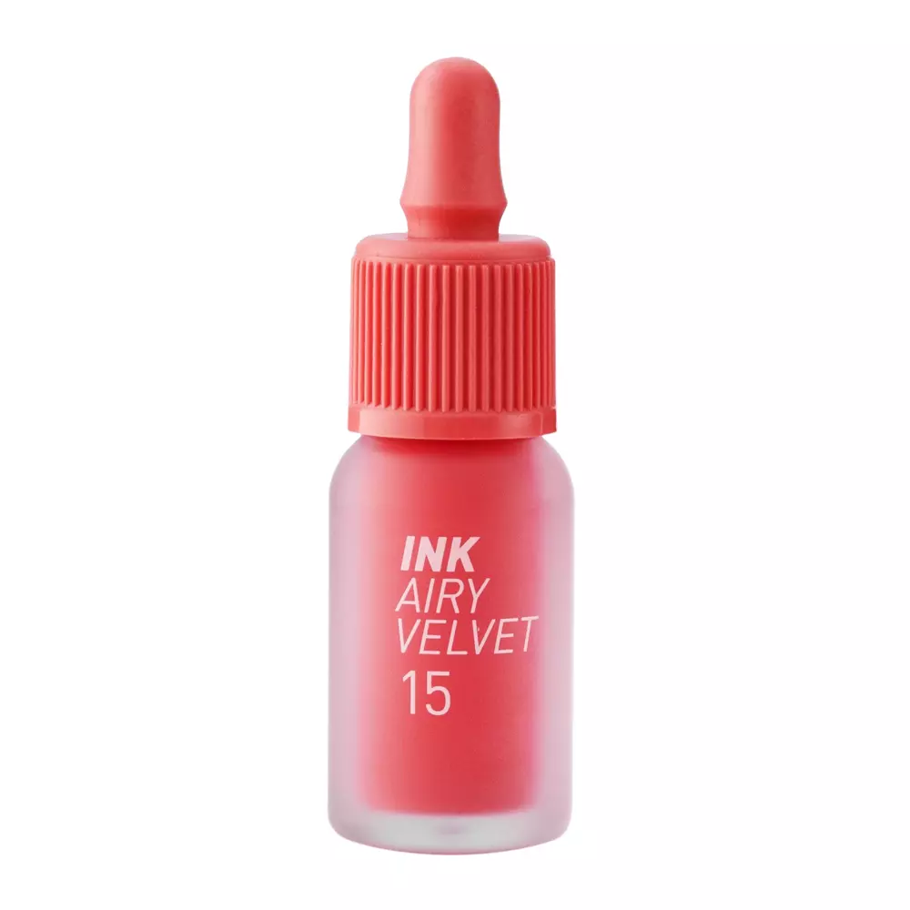 Peripera - Ink Airy Velvet - 15 Soft Coral - Matný tint na rty - 4 g