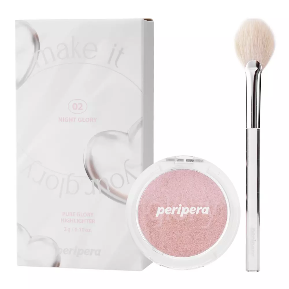 Peripera - Pure Glory Highlighter - 02 Night Glory - Rozjasňovač - 3 g