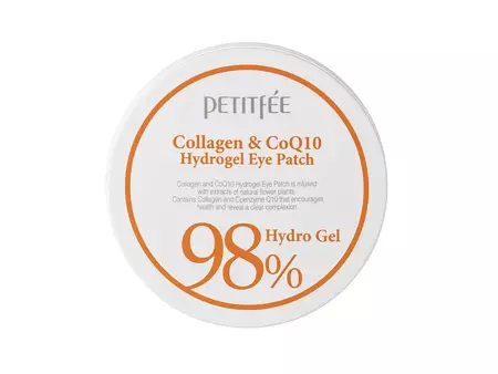 Petitfee - Collagen Q10 Hydrogel Eye Patch - Hydrogelové náplasti pod oči s kolagenem a koenzymem Q10 - 60 ks