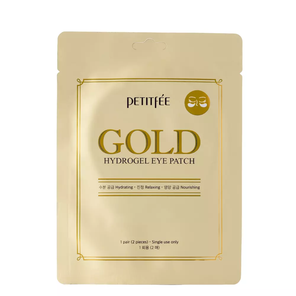 Petitfee - Gold Hydrogel Eye Patch - Hydrogelové náplasti pod oči - 2 ks/1 pár