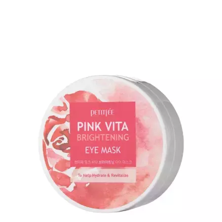 Petitfee - Pink Vita Brightening Eye Mask - Rozjasňující hydrogelové náplasti pod oči - 60 ks