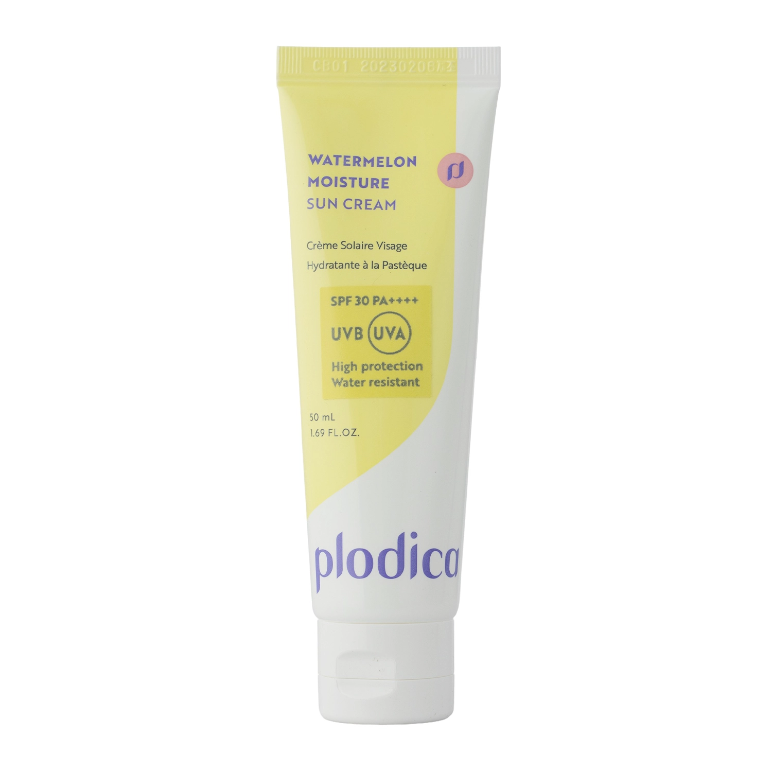 Plodica - Watermelon Moisture Sun Cream SPF30+ PA++++ - Hydratační krém na obličej s filtrem - 50 ml