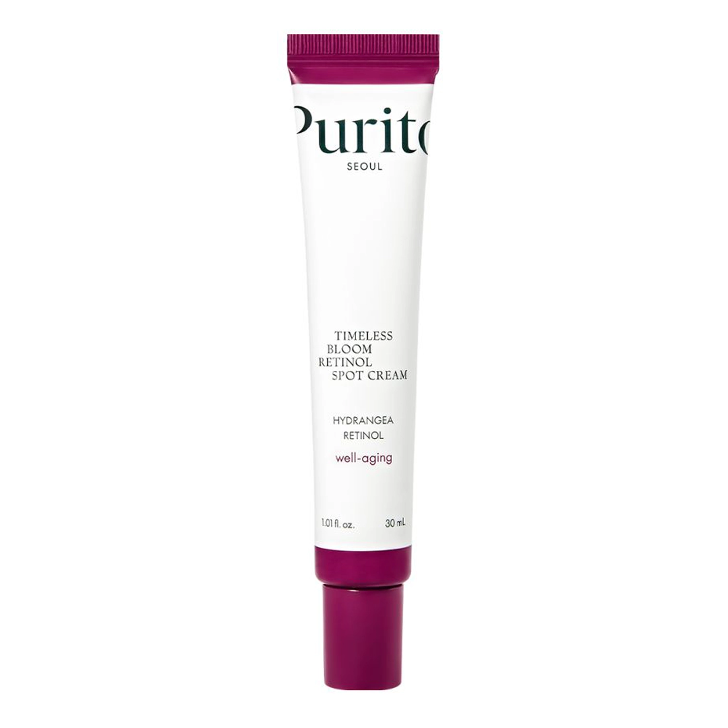 Purito Seoul - Timeless Bloom Retinol Spot Cream - Krém proti vráskám s retinolem - 30 ml