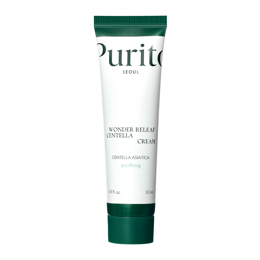 Purito Seoul - Wonder Releaf Centella Cream - Zklidňující krém s extraktem z pupečníku asijského - 50 ml