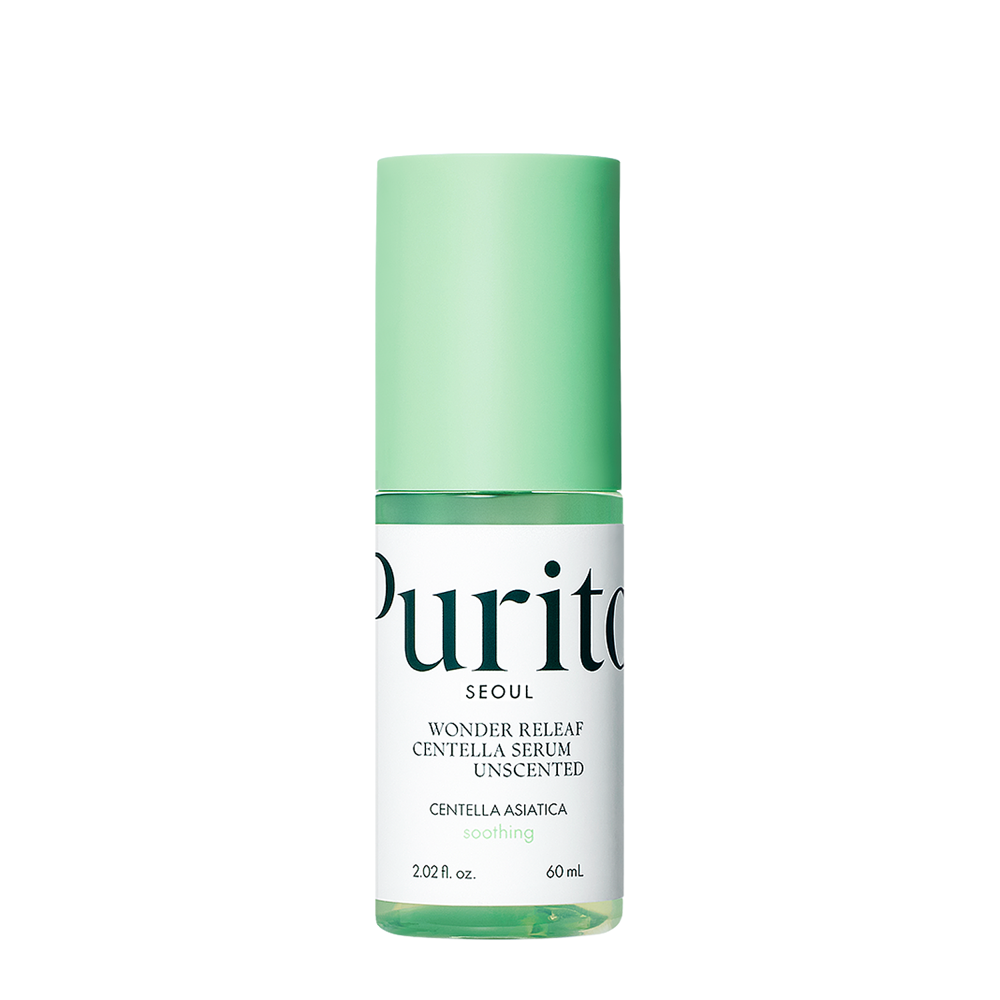 Purito Seoul - Wonder Releaf Centella Serum Unscented - Sérum bez parfemace s extraktem z pupečníku asijského - 60 ml