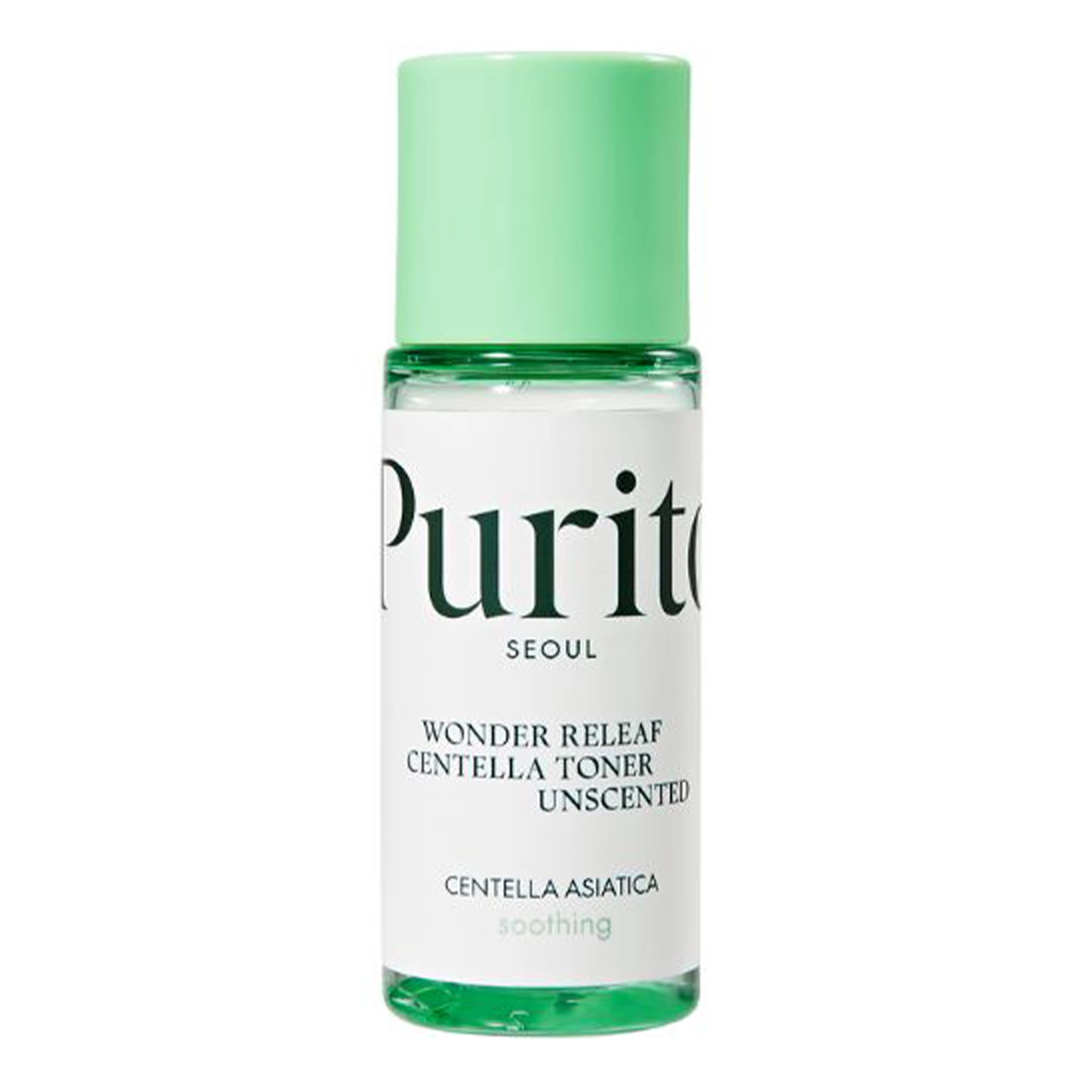 Purito Seoul - Wonder Releaf Centella Toner Unscented - Tonikum bez parfemace s pupečníkem asijským - 30 ml