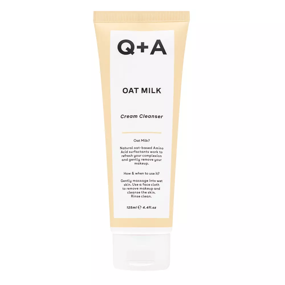 Q+A - Oat Milk Cream Cleanser - Krémová mycí emulze s ovesným mlékem - 125 ml