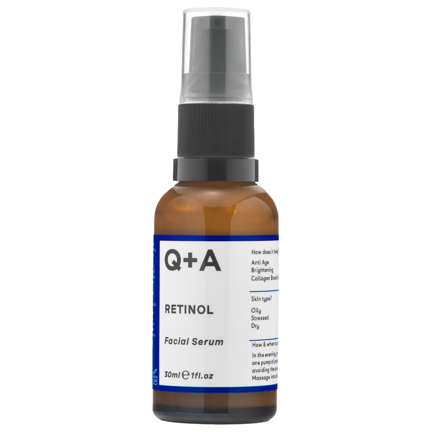 Q+A - Retinol 0.2% Serum - Anti-aging pleťové sérum s retinolem - 30 ml