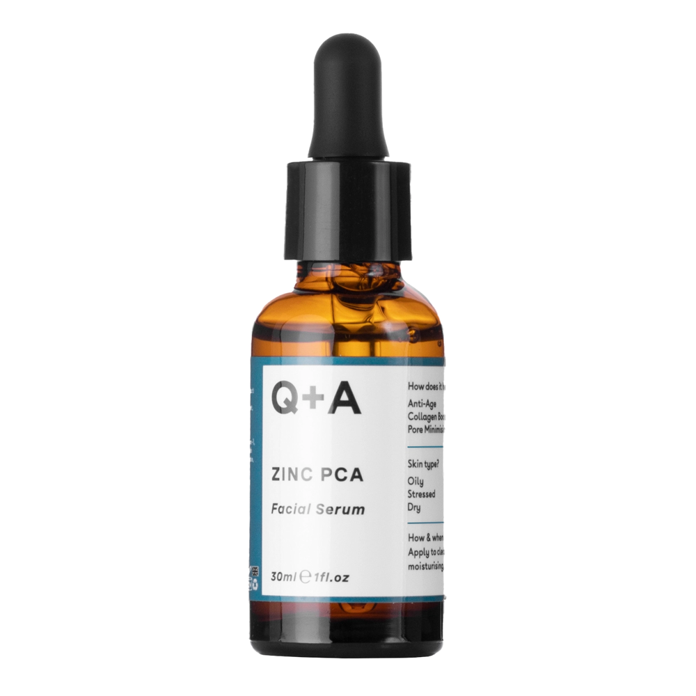 Q+A - Zinc PCA - Facial Serum - Regenerační sérum s hojivým účinkem s obsahem Zinc PCA - 30 ml